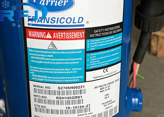 شراء RSH105GR01 S2705H00231 ضاغط حزمة حامل للحاويات المبردة online manufacture