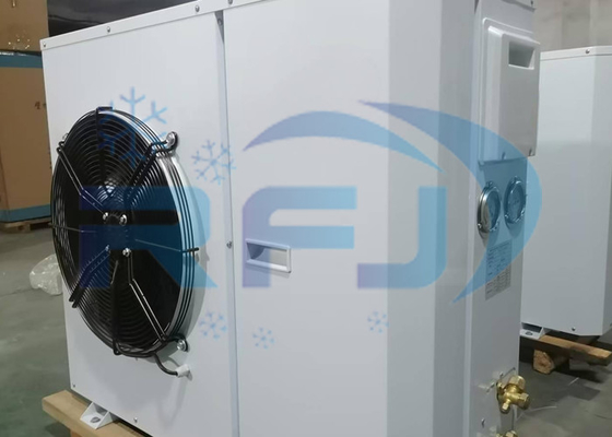 شراء وحدة مروحة واحدة وحدة تكثيف التبريد المتوسط عالية درجة الحرارة R404A R22 online manufacture