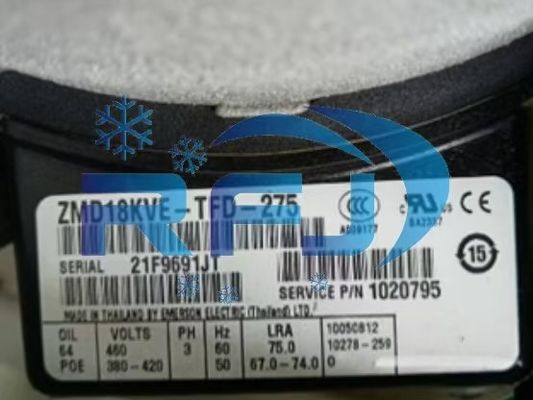 شراء ضاغط التبريد من Copeland Scroll ZMD18KVE-TFD-275 المبرد R410A online manufacture