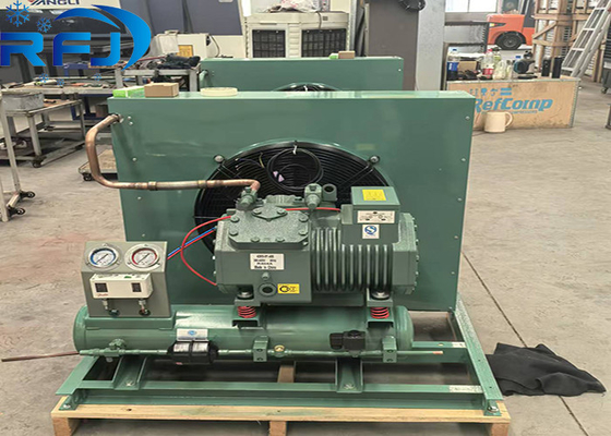 شراء توفير الطاقة 5 حصان نصف مغطاة بخفض درجة الحرارة وحدة التكثيف المبردة بالهواء 380V-460V / 3PH / 50-60Hz online manufacture