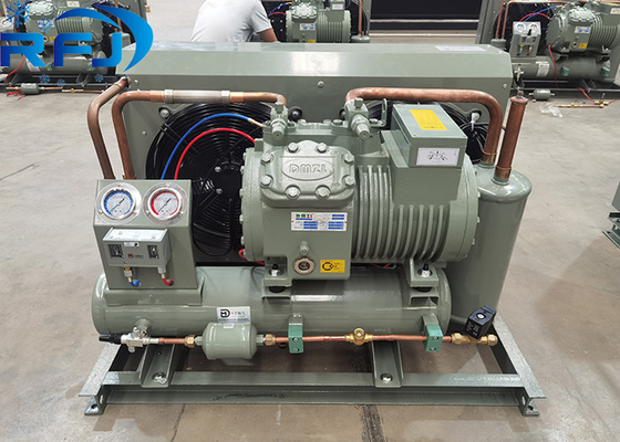 شراء 3-5HP وحدة التكثيف منخفضة درجة الحرارة نصف مغلقة بالهواء online manufacture