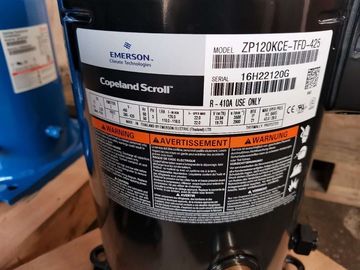 شراء ضاغط التبريد التمرير كوبلاند مكافحة التآكل 10HP R410 ZP120KCE-TFD-425 online manufacture