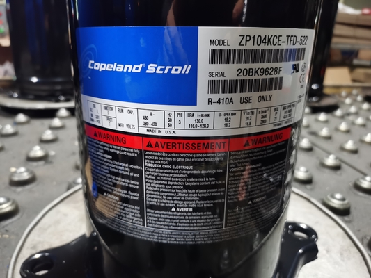 3HP درجة حرارة منخفضة ضاغط كوبلاند التمرير ZB21KQE-TFD-558 ضاغط محكم