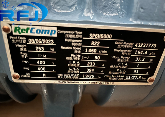 RefComp ضاغط شبه مغلق SP6H5000 أصلي جديد