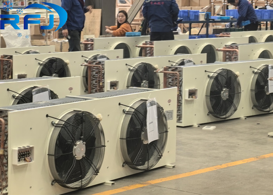 جهاز تبخر خاص للتخزين البارد المثبت في السقف بجهد 380V/220V والتشطيب الأبيض