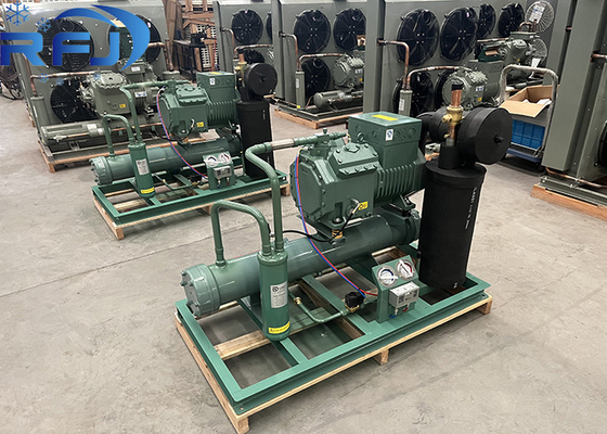 8HP متوسط وارتفاع درجة الحرارة الماء نصف مغلقة المبرد مع 6642-31401W سعة التبريد المكثف