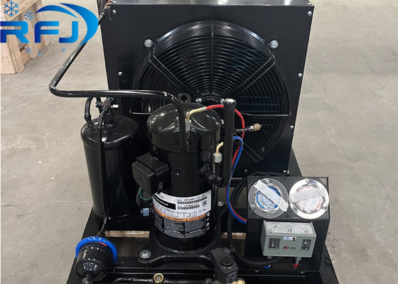2Hp ZB15 نوع مفتوح وحدة تبريد الهواء الدوامة ل 10 -15C درجة حرارة قابلة للتطبيق و 1 * 60-2 * 60 قوة المكثف