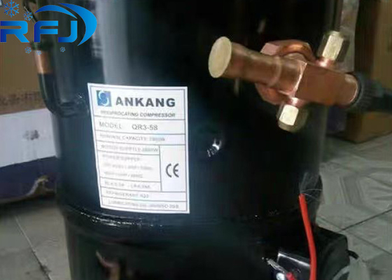 3HP R404a QR3-58 Ankang ضاغط التبريد المكبس الهرماتي 220-460V 3PH 50Hz أو 60Hz