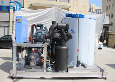 10 طن صناع رقائق الثلج ماكينة R22 / R404A المبردات حالة جديدة