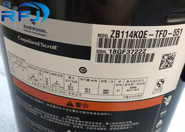ZB114KQE-TFD وحدة تكييف الهواء المكثف كوبلاند التمرير 15hp