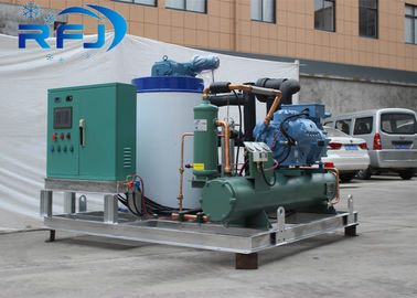 1-60t / 24h أنبوب صناعي فليك آلة صنع الثلج 380V / 50HZ مع شهادة CE