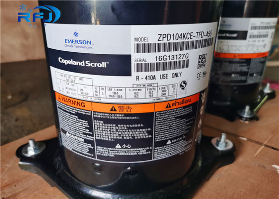 POE Oil Copeland ضاغط محكم HVAC ZPD104KCE-TFD-455